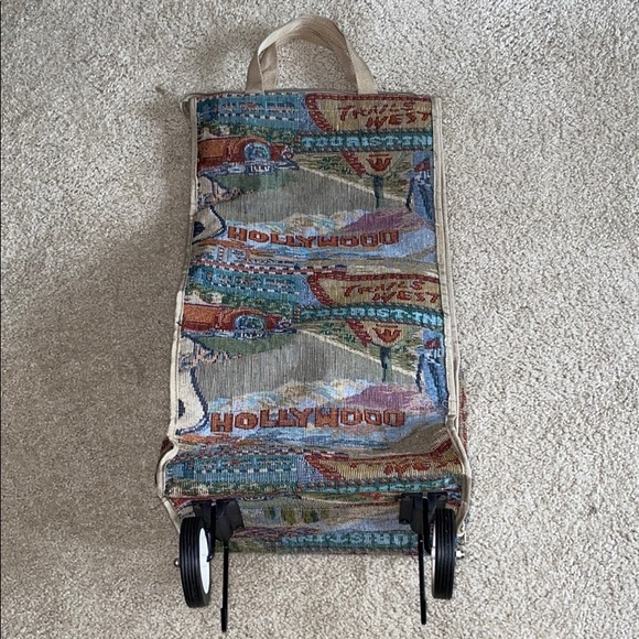 Carpet Bag Cart on Wheels - Picture 13 of 13